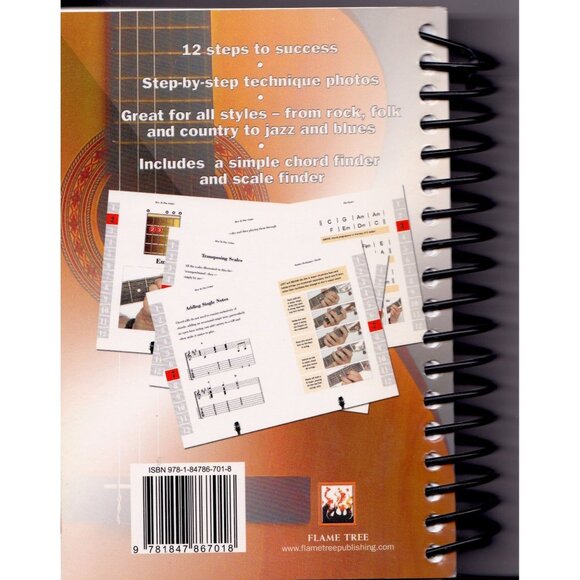 How to Play Guitar Book – Basics, Styles & Techniques – Spiral Instruction Guide - Picture 2 of 5